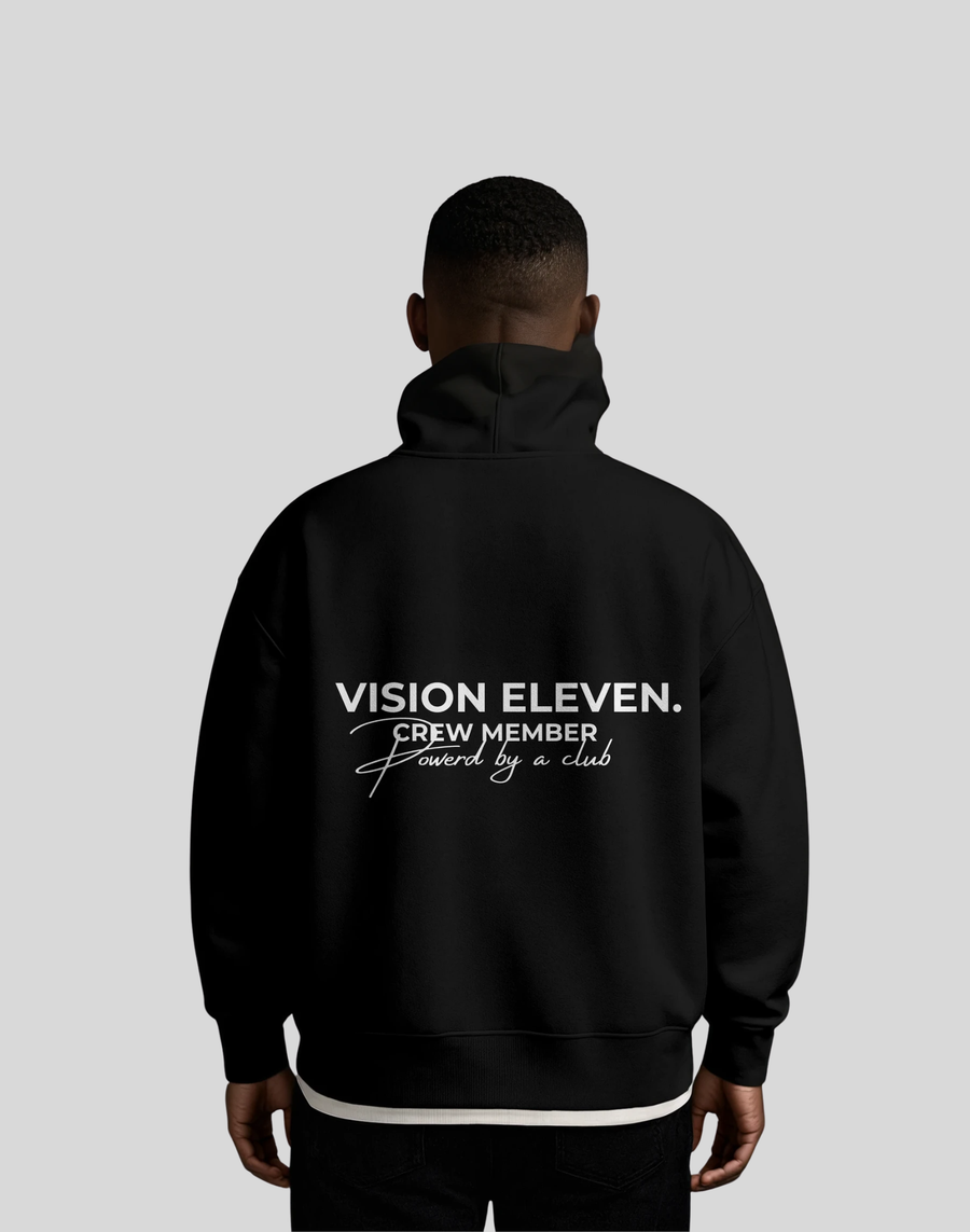 Basic hoodie Zwart