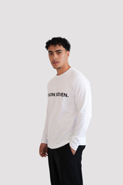 Langarmshirt weiß