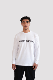 Langarmshirt weiß
